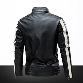 Jaqueta de Couro Masculina Vintage Elegance - Loja Versalla