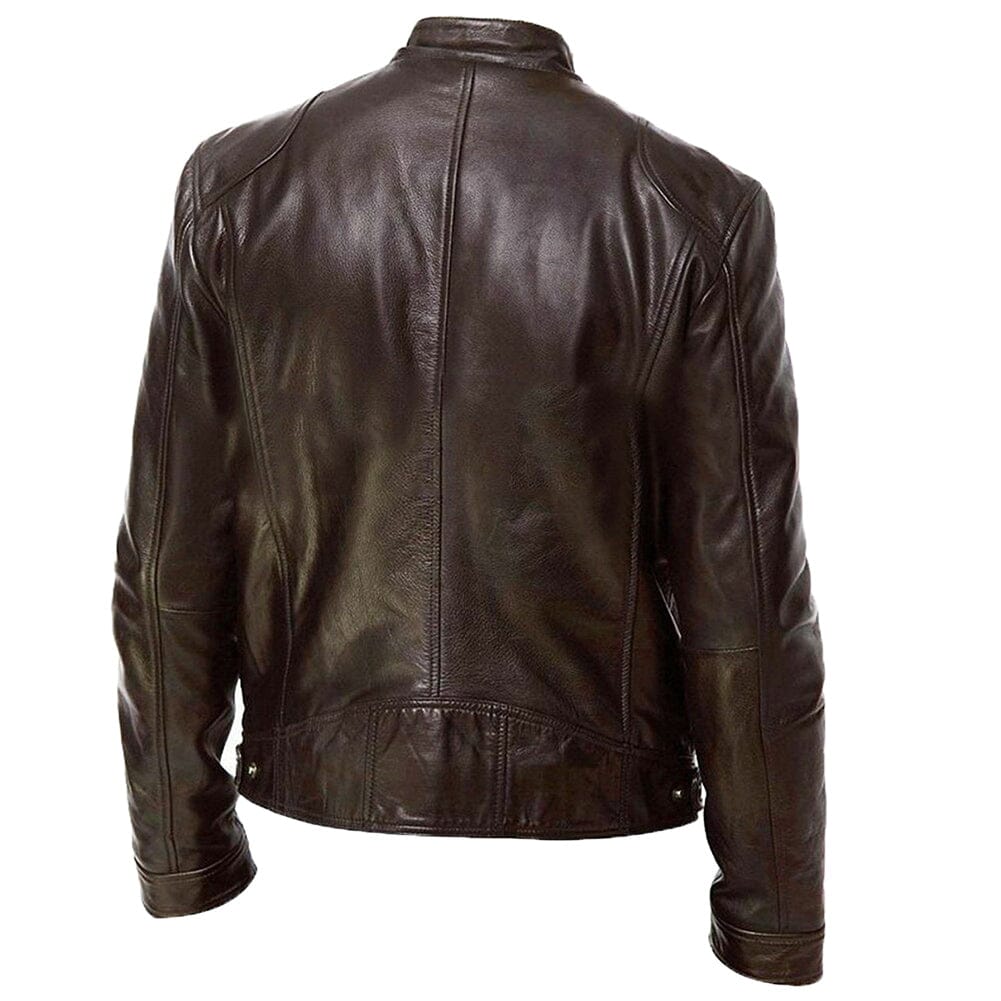 Jaqueta de Couro Masculina Racer - Loja Versalla