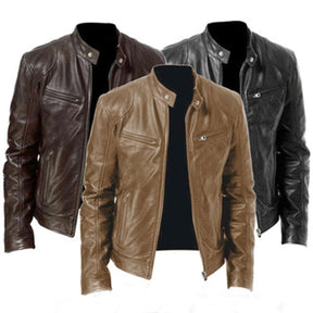 Jaqueta de Couro Masculina Racer - Loja Versalla
