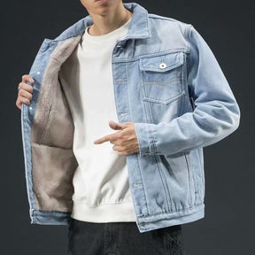 Jaqueta Masculina Jeans e Acolchoada - Loja Versalla