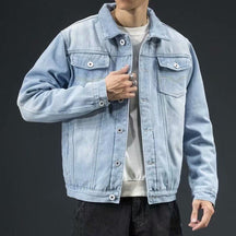 Jaqueta Masculina Jeans e Acolchoada - Loja Versalla