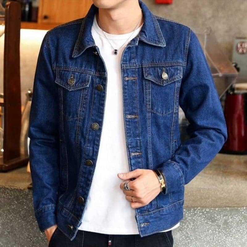 Jaqueta Masculina Jeans Elegant Slim - Loja Versalla