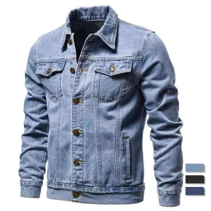 Jaqueta Masculina Jeans Elegant Slim - Loja Versalla