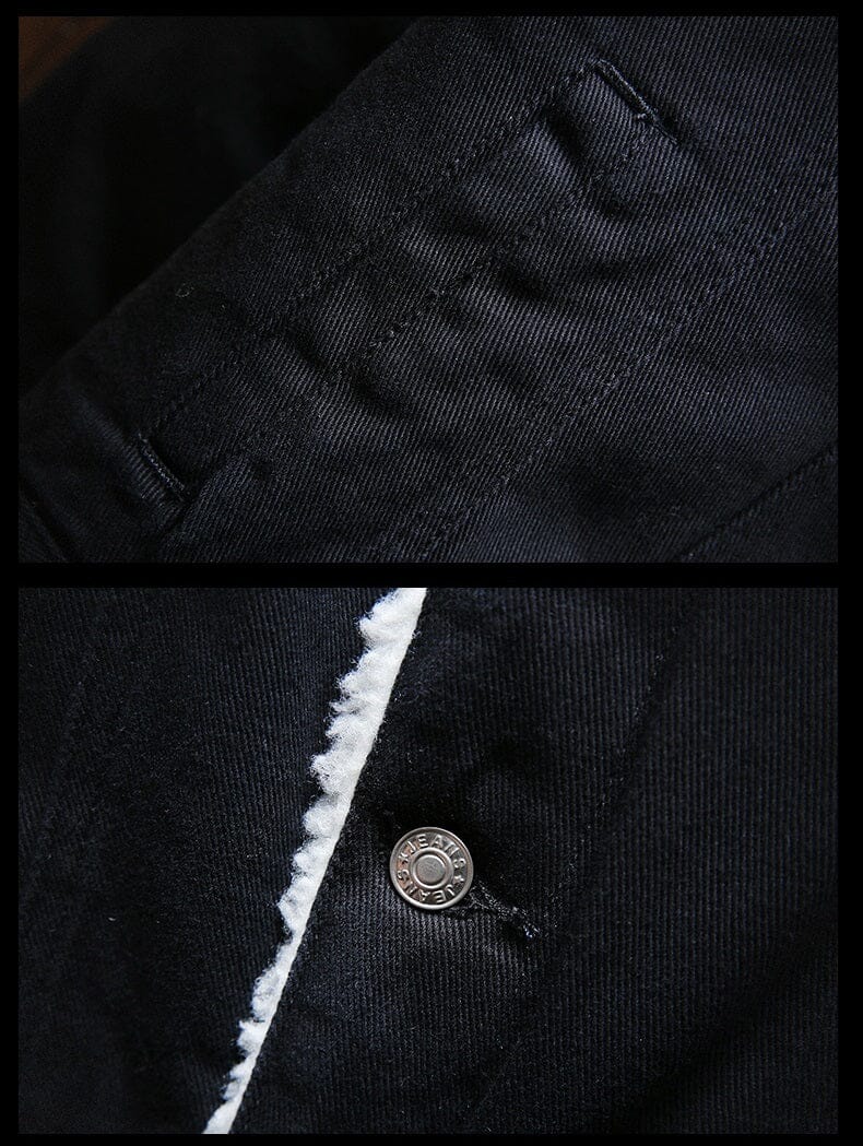 Jaqueta Jeans Masculina Forrada em Lã - Loja Versalla