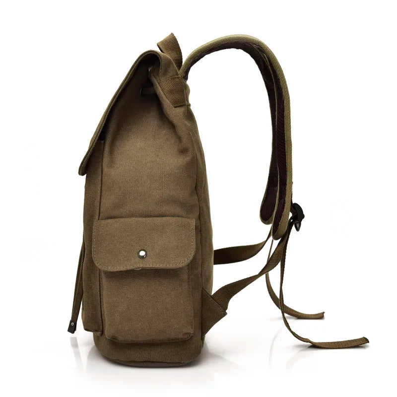 Mochila de Viagem Masculina em Canvas